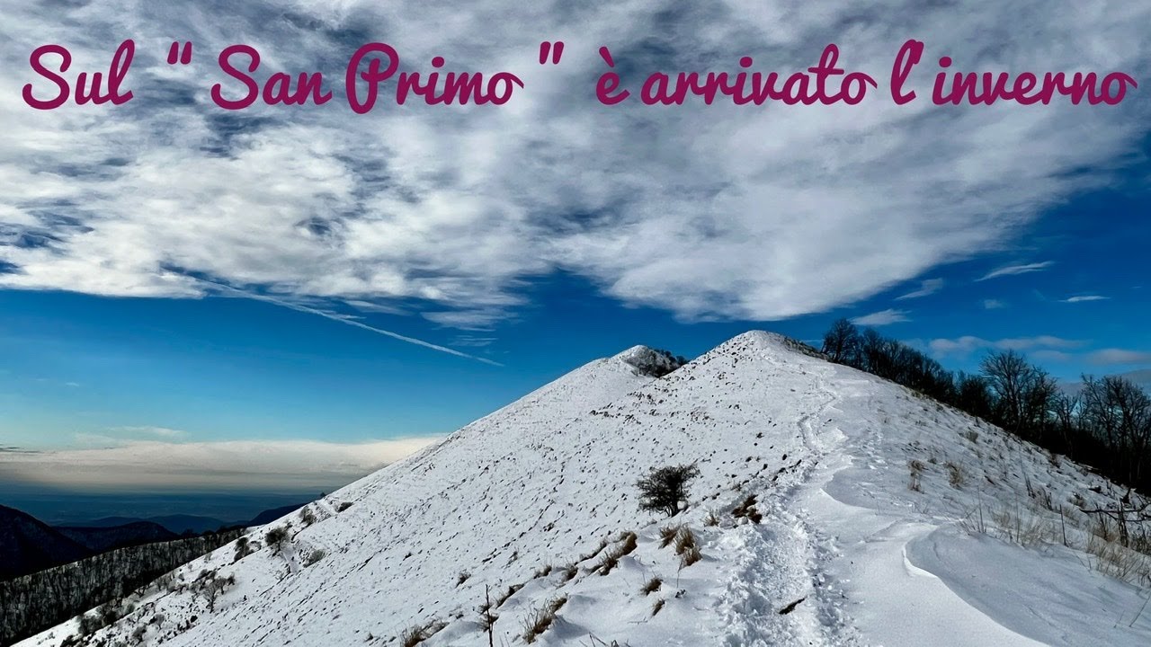 Sul “San Primo” è arrivato l’inverno