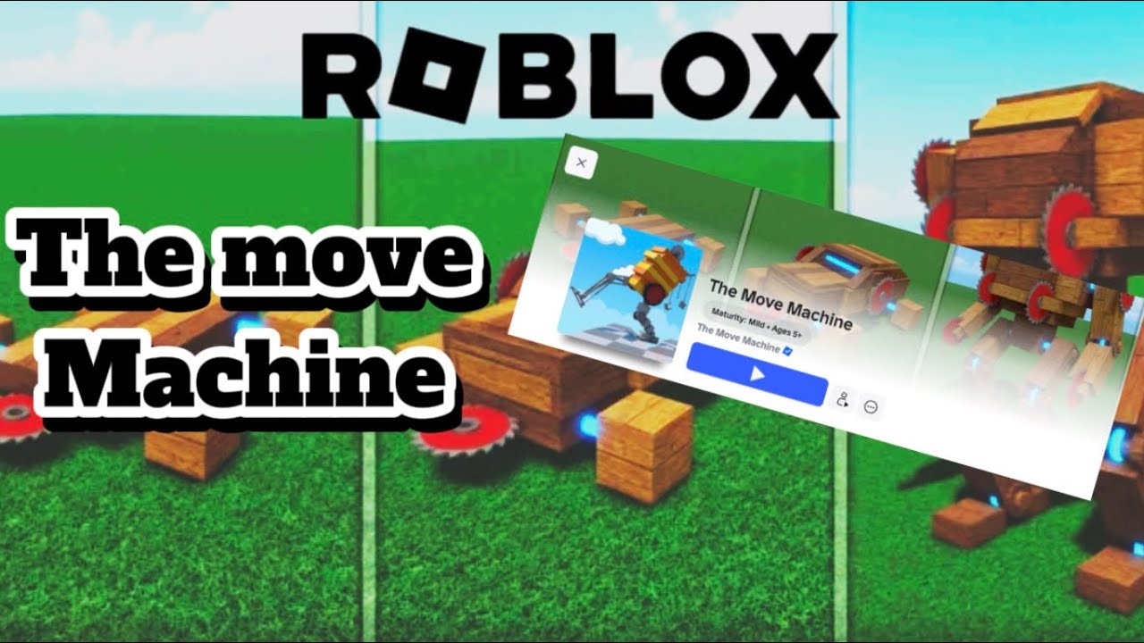 Playing the move machine on Roblox