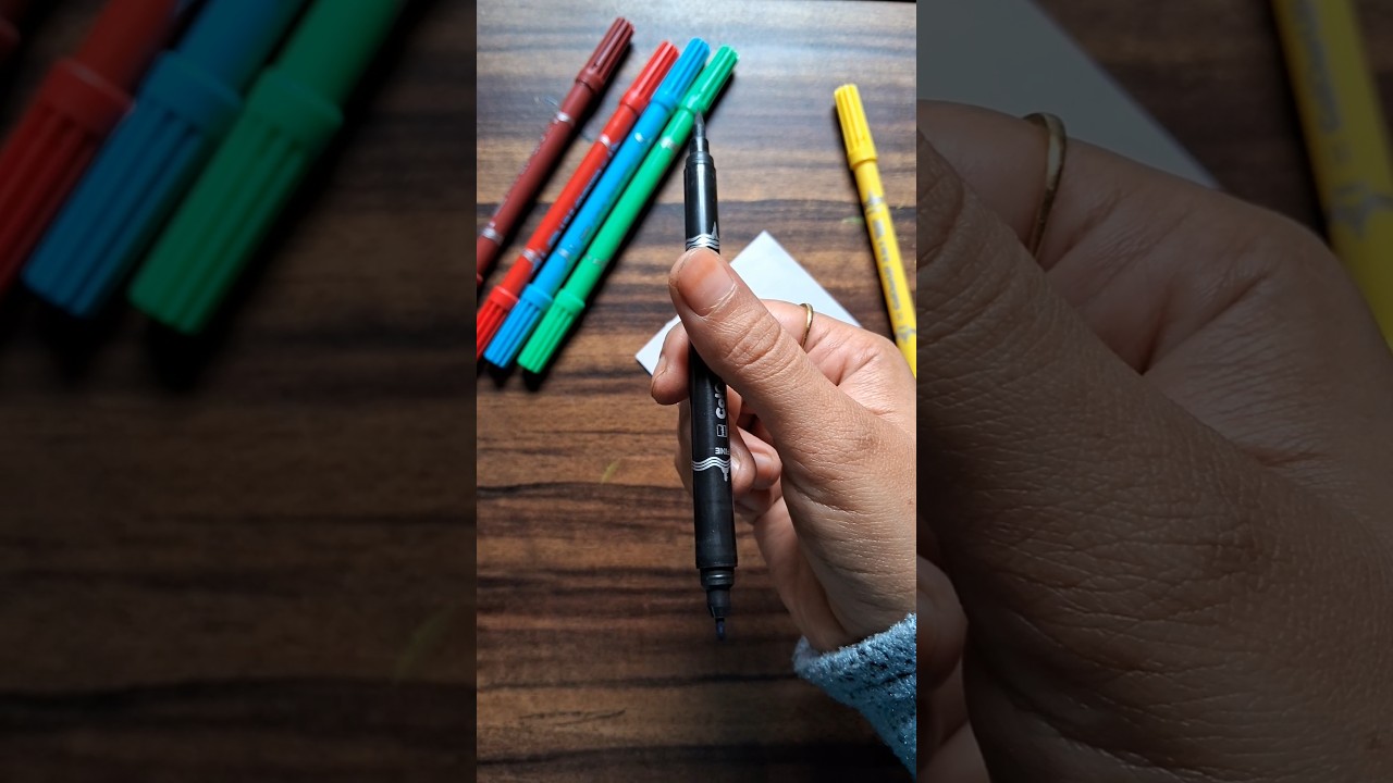 Unboxing cello 2 in 1 vibrant colour brush pen 