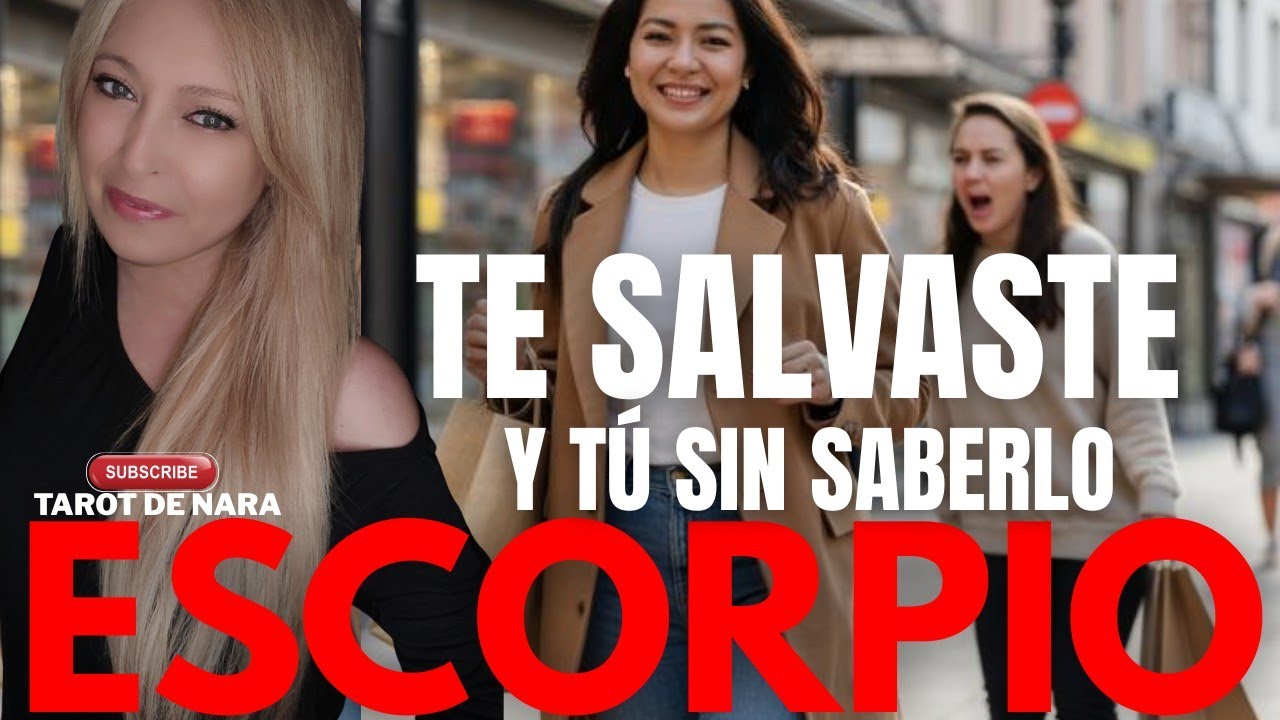 ESCORPIO♏¡AUNQUE NO TE SOPORTA!PERO TE SALVASTE SIN TU SABERLO!DE LO QUE TE QUERIA HACER!