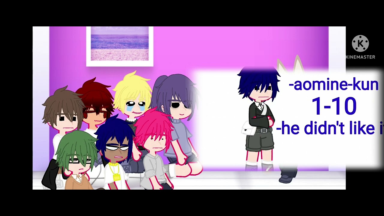 kuroko no basket react to...kuroko trys his friends hair color|made by. kool-kris|read descriptión