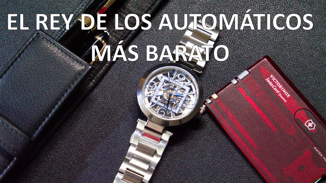 El reloj rey de la calidad-precio: BENYAR ESQUELETO AUTOMÁTICO