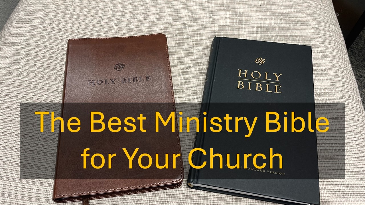 The Best Ministry Bible for Your Church - the ESV Large Print Church Bible