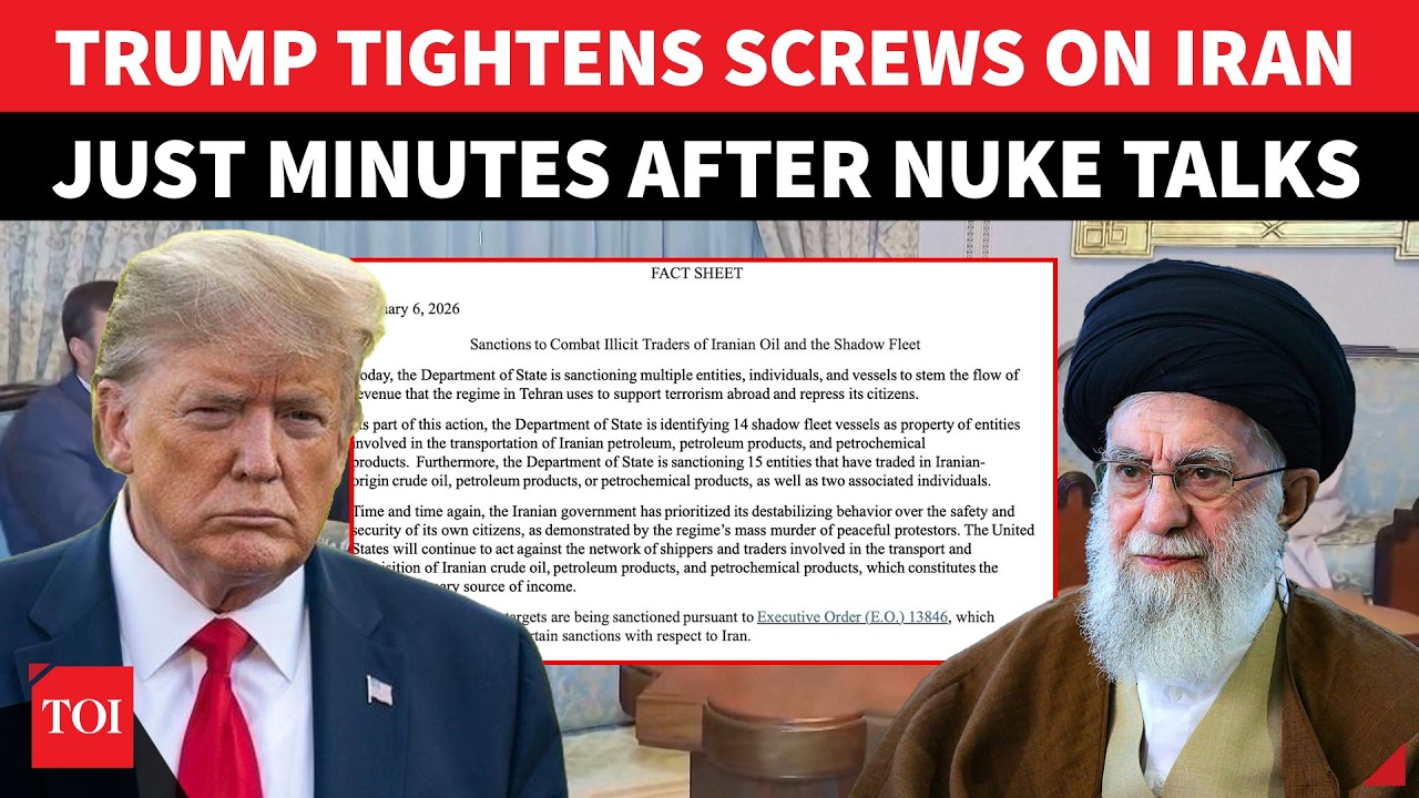 Trump 'STRIKES' Iran Minutes After Nuke Talks; US Slaps New Oil Sanctions, 14 Tankers Hit | Watch