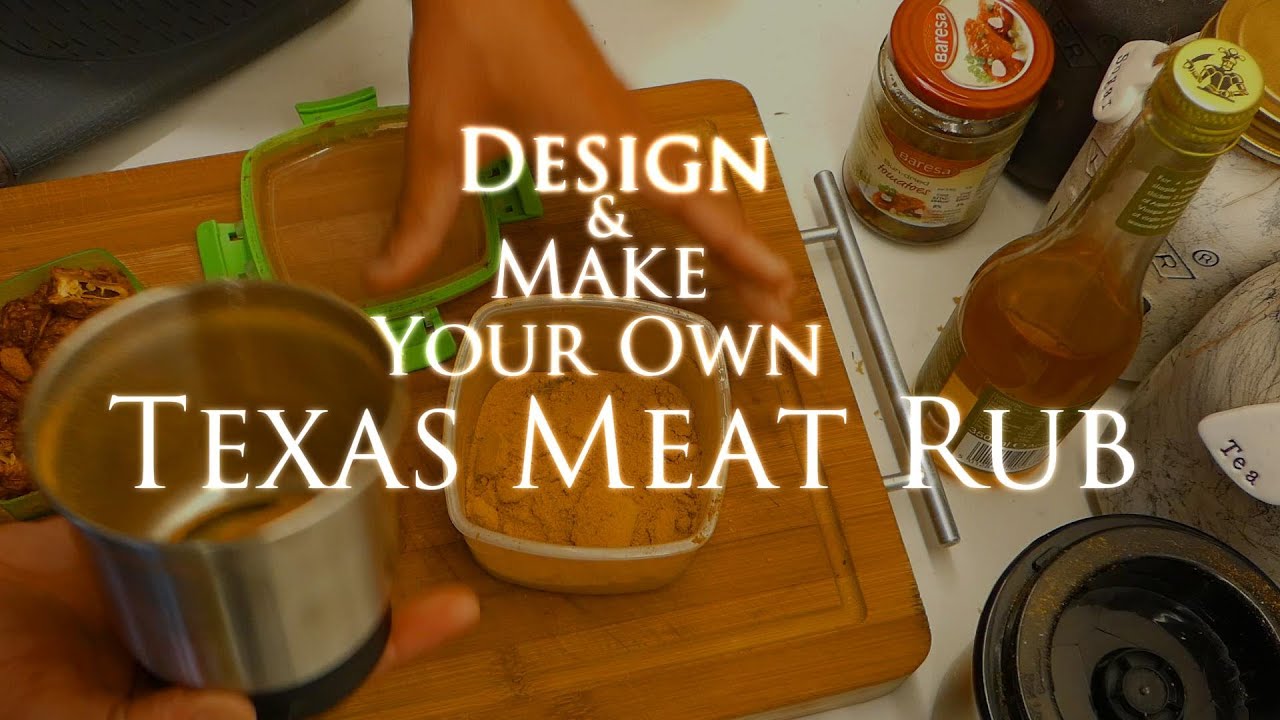 Design and Make Your Own Texas Rub