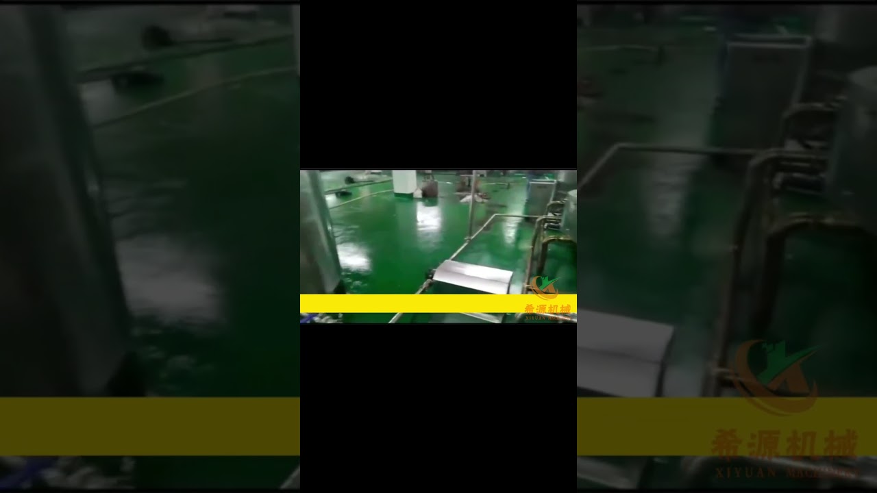 Fully automatic potato chip production line #machine #food