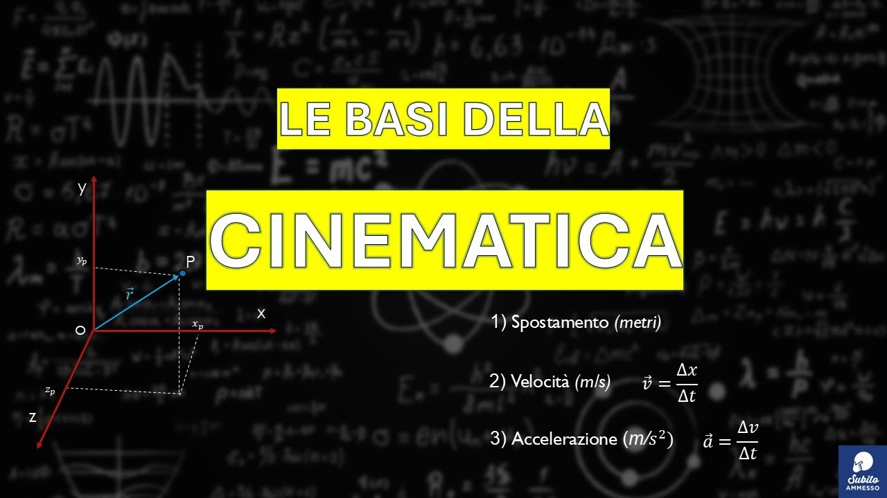 Cinematica: Le Basi 🧱