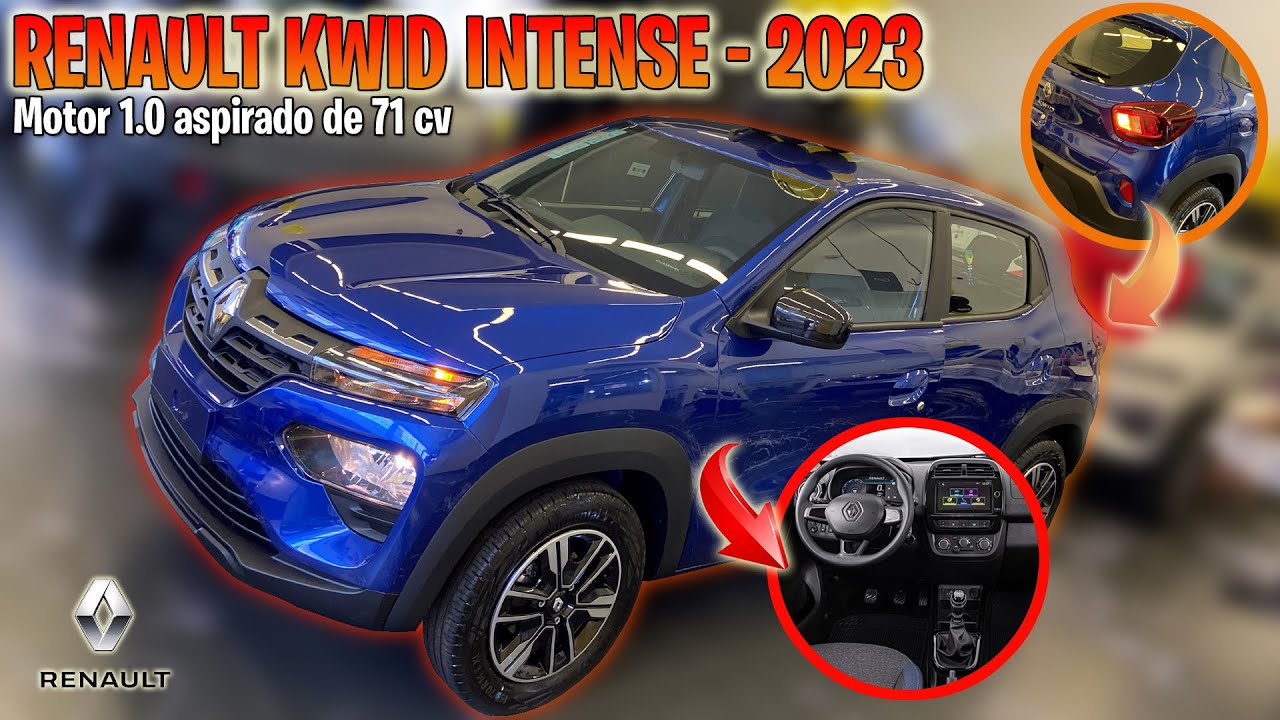 RENAULT KWID INTENSE 2023 POR R$ 68 MIL VALE A PENA? FICOU MELHOR MESMO? FICHA TÉCNICA COMPLETA!