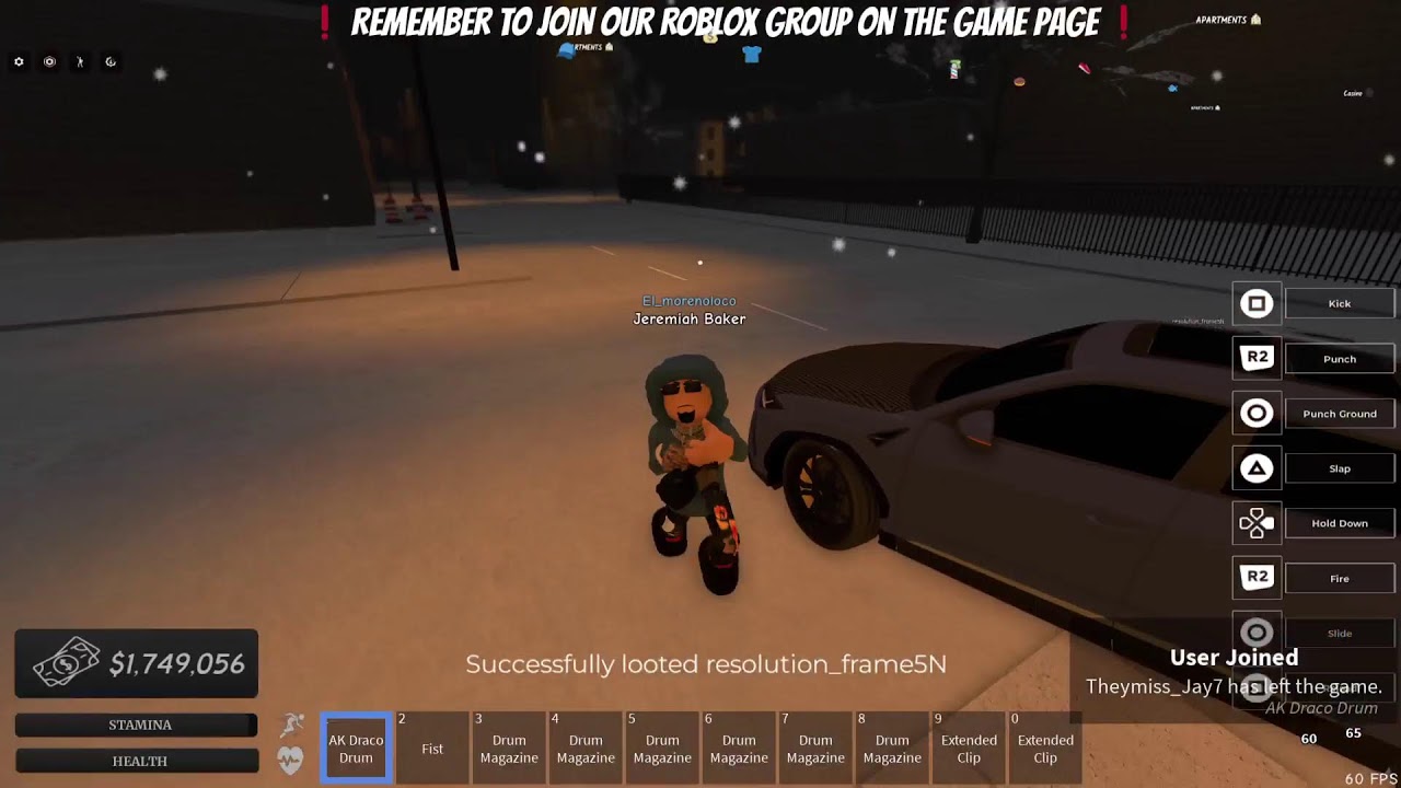 Playing South Bronx The Trenches on Roblox 1.7mill on my acc
