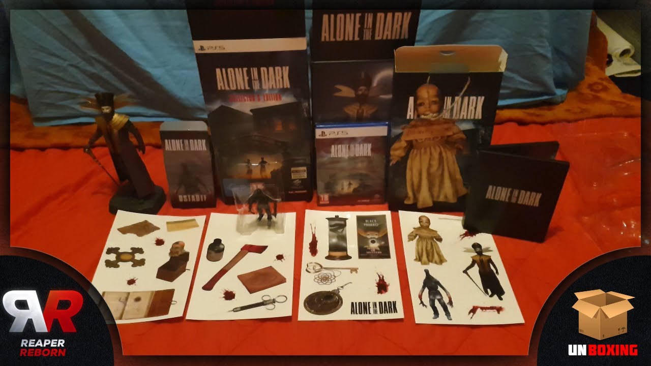 Unboxing Alone in the Dark (2024) Collector's Edition PS5 [Check Description for the Steelbook Info]