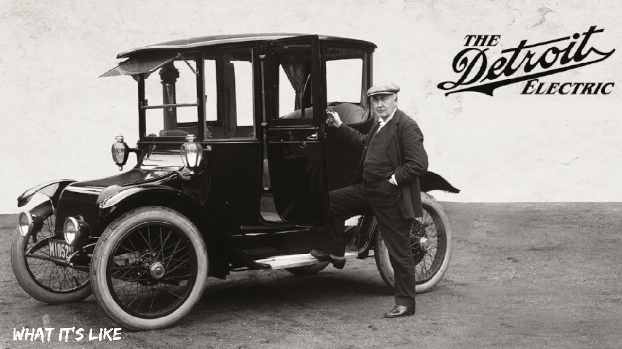 1925 Detroit electric model 95 brougham￼