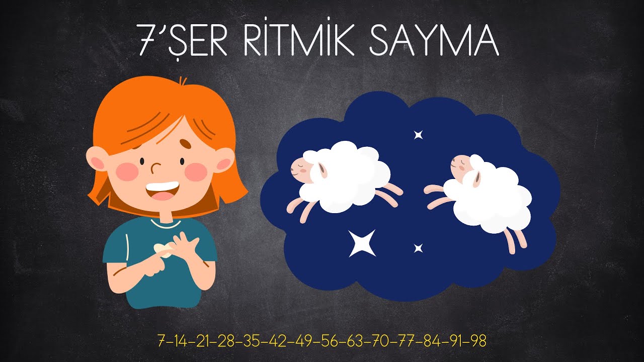7’şer Ritmik Sayma | #matematik #ritmiksayma #ilkokul