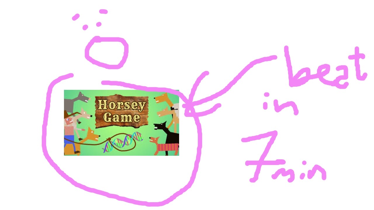 Horsey Game Money% Speedrun FWR (7:04.05)