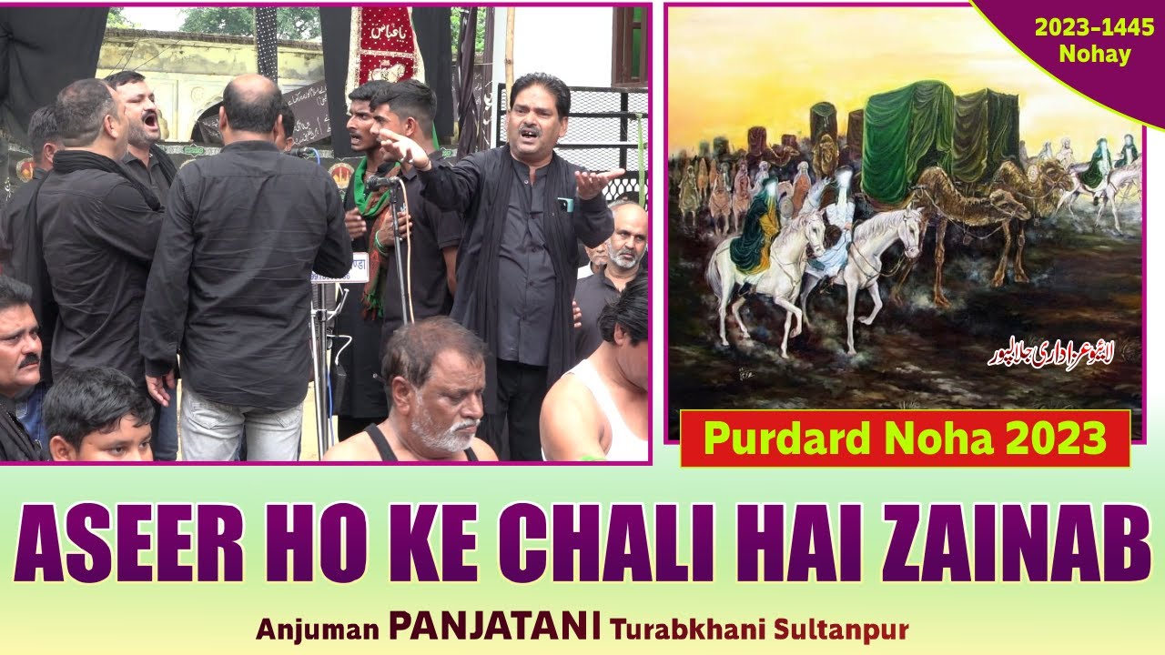 Anjuman Panjatani Turab Khani Sultanpur 2023 | Aseer Ho Kar Chali Hai Zainab | Sultanpur Noha 2023