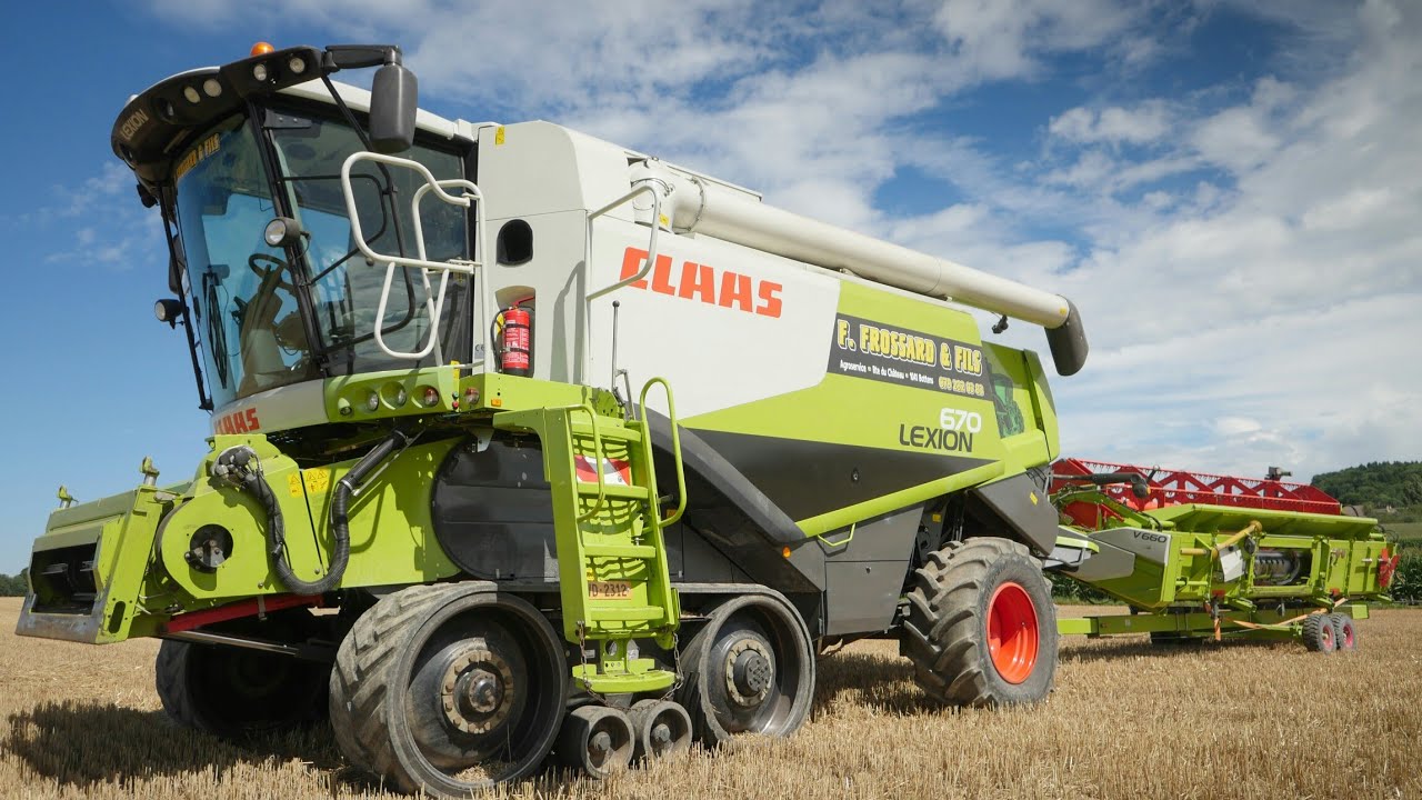 Moisson 2017 / Claas Lexion 670 TT / F.Frossard & Fils