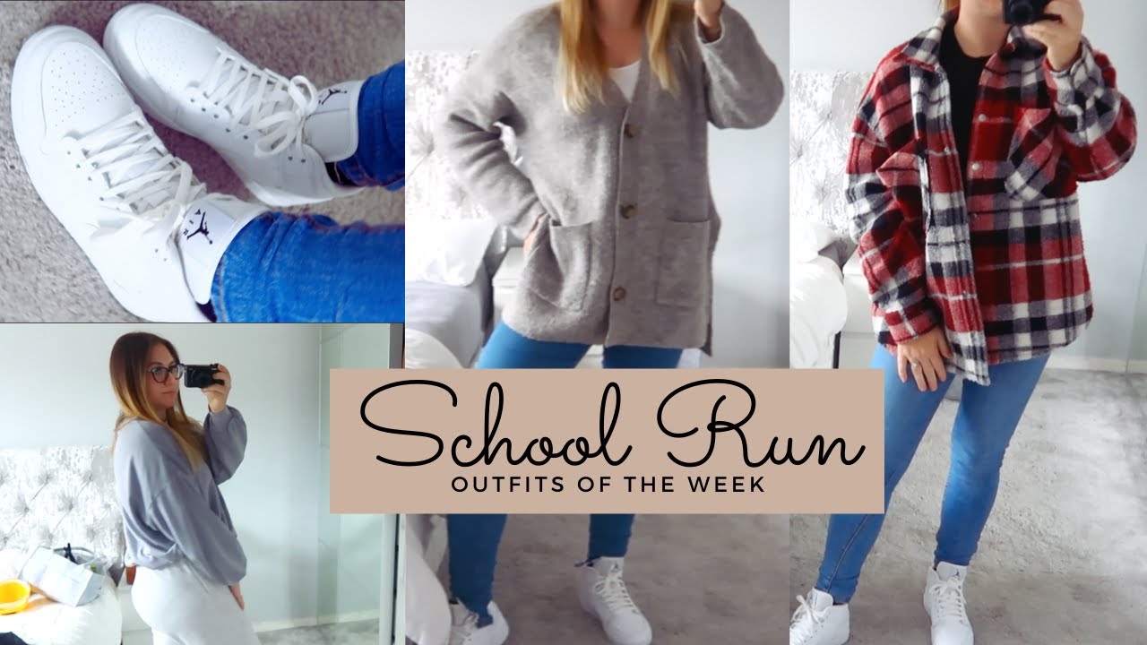 SCHOOL RUN OUTFITS | What I wore last week