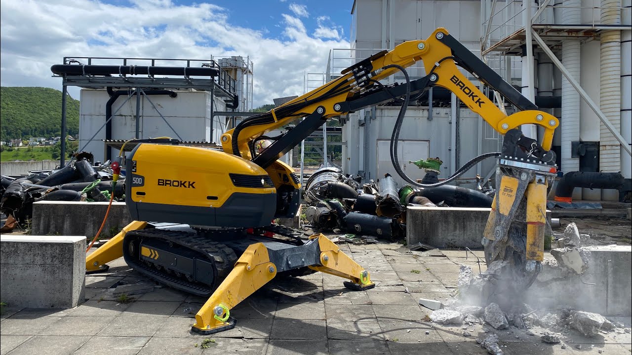 Brokk 500 im Einsatz