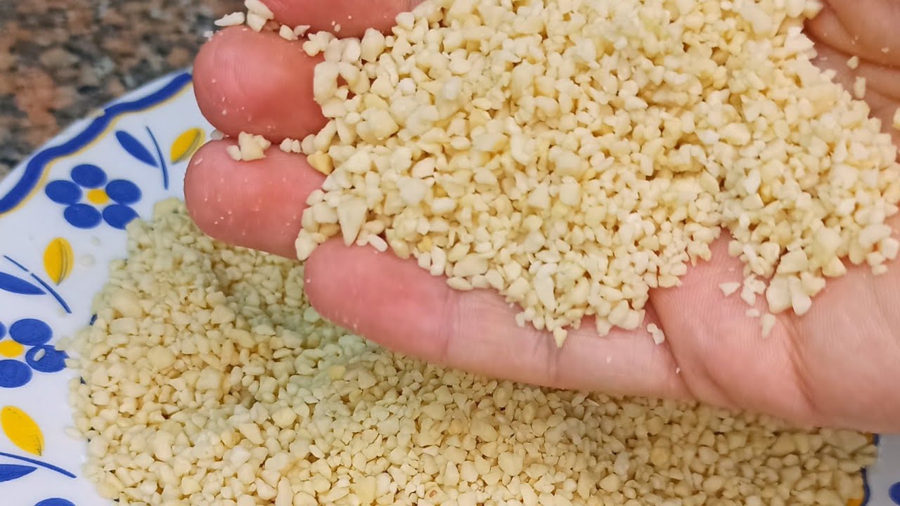 طريقة تحضير كاوكاو أو اللوز كونكاسي لتزيين الصابلي وجميع  أنواع الحلويات رائع وجديه بكمية كبيرة