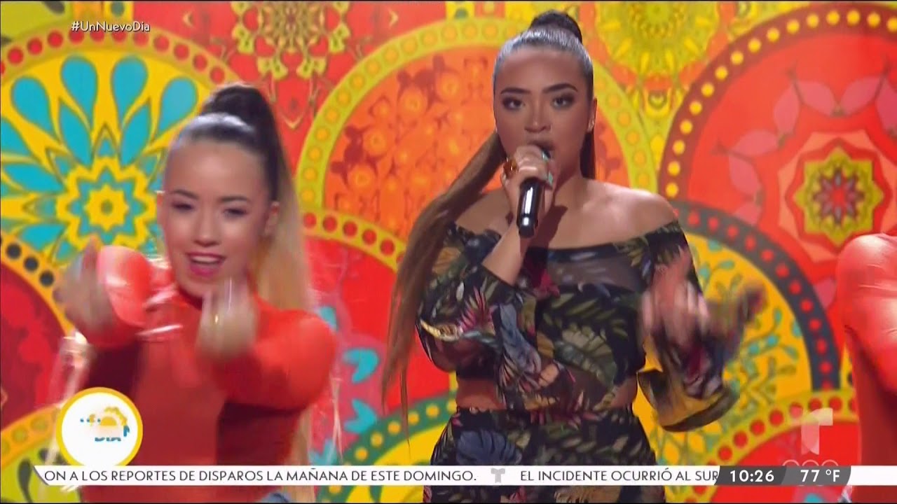 Paola Guanche presenta Pa' Tras en Un Nuevo Día