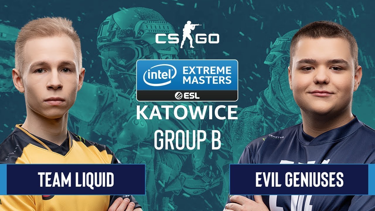 CS:GO -  Evil Geniuses vs Team Liquid [Overpass] Map 1 - Group B - IEM Katowice 2020