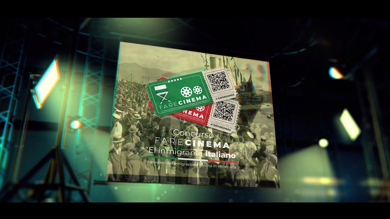 Este 2021 regresa el concurso de cortometrajes“Fare Cinema - El inmigrante italiano”