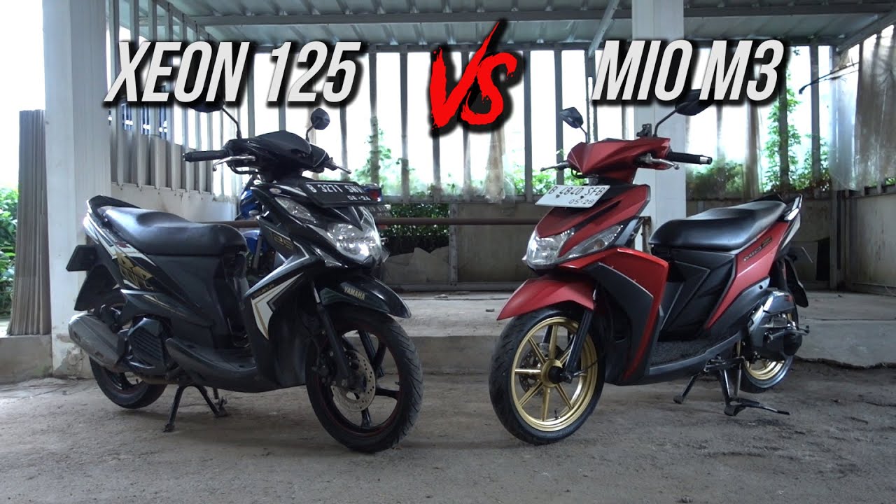 PERBANDINGAN YAMAHA MIO M3 DAN XEON RC