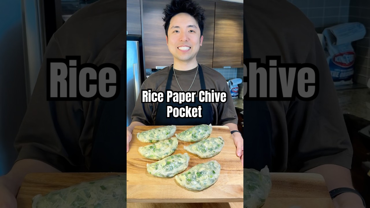 Rice Paper Chive Pocket