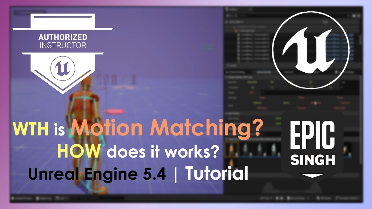 Unreal Engine 5.4: объяснение Motion Matching | Часовой подробный урок и руководство | Первый взгляд
