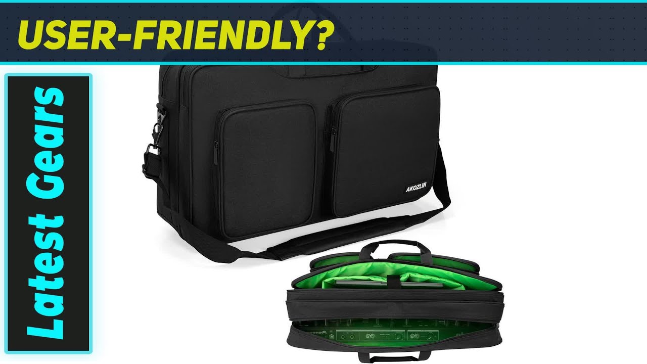 AKOZLIN Multi-layer Gig Bag: Best Protection for Your DJ Controller