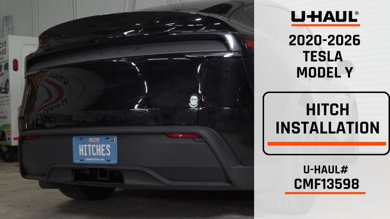 2020-2026 Tesla Model Y | U-Haul Trailer Hitch Installation | CMF13598