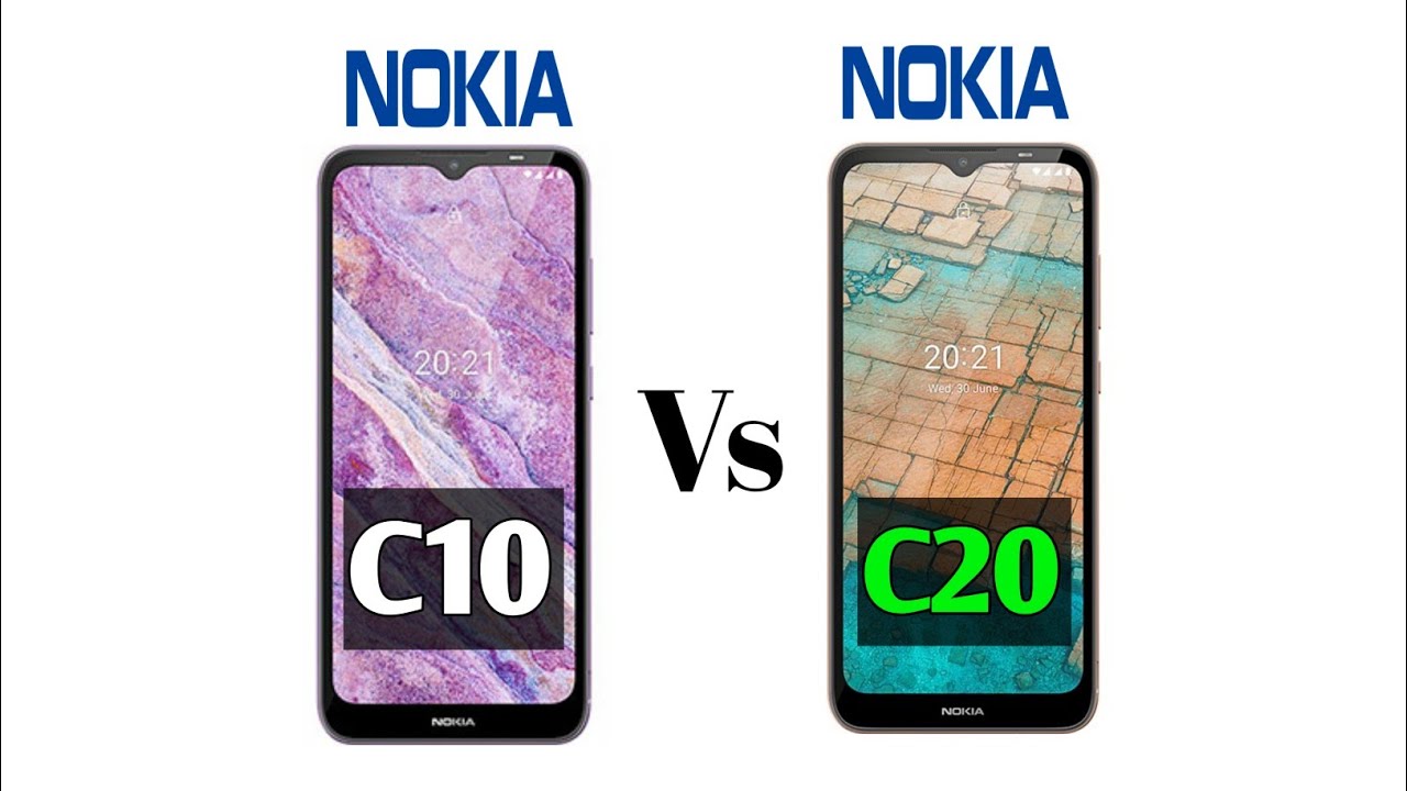 NOKIA C10 Vs NOKIA C20