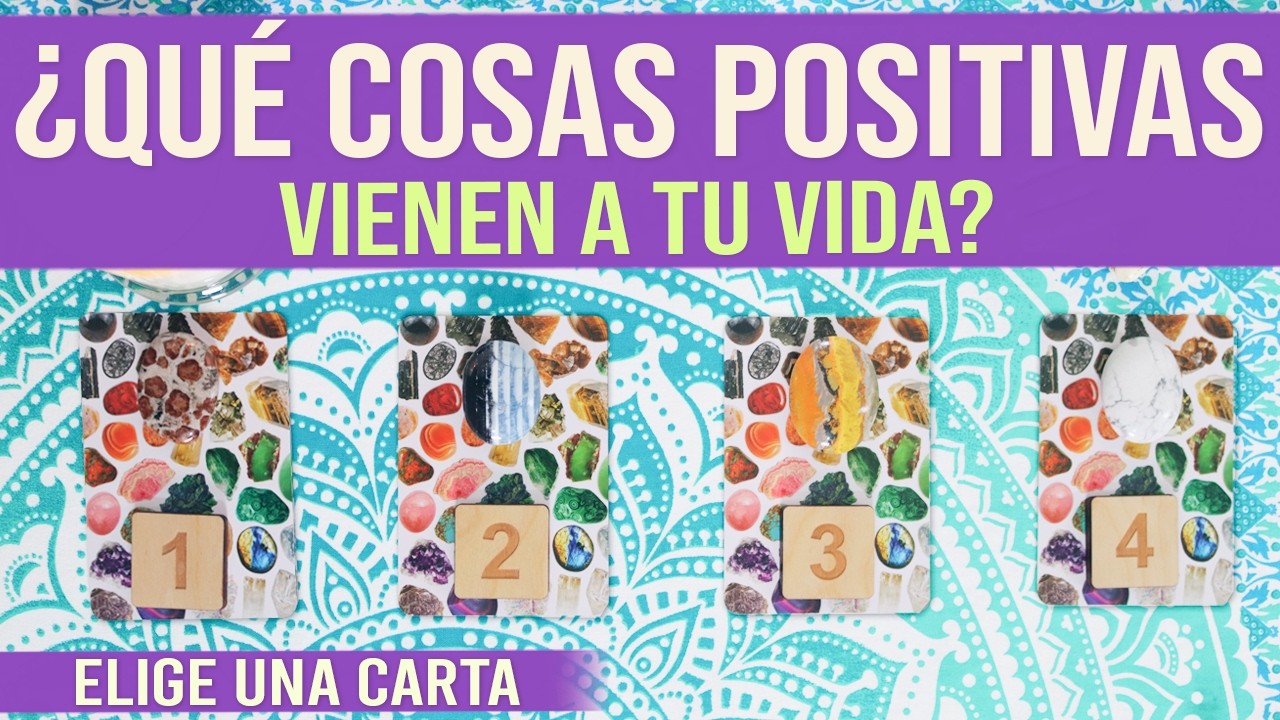 ¿Qué cosas positivas vienen a tu vida? || Elige una carta 🔮✨