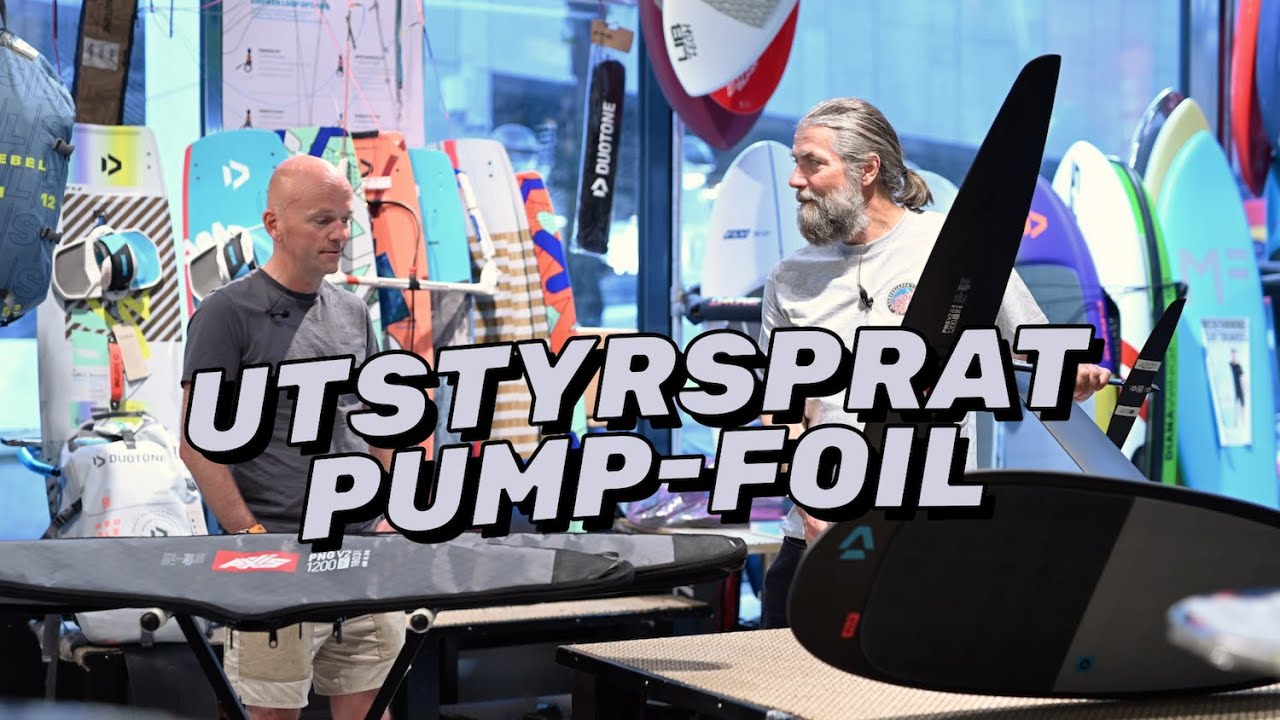Pump Foil - Besøk av Jahn Harald Bull