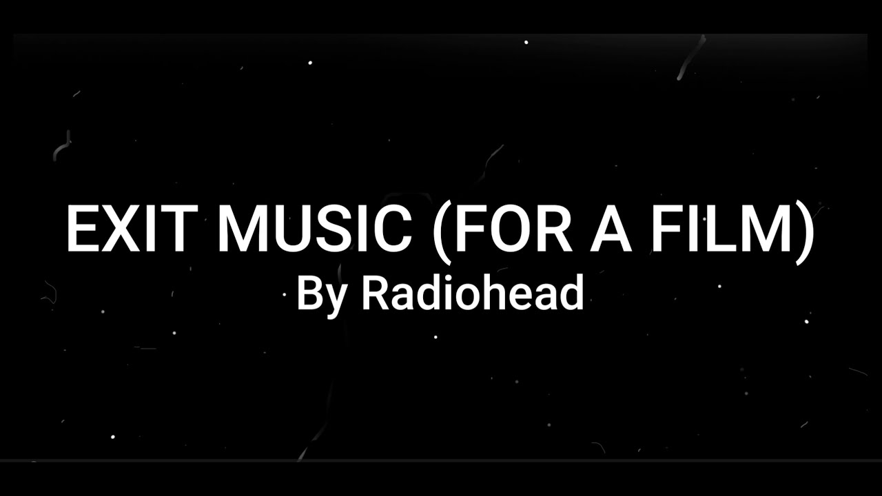 Radiohead - Exit Music (For A Film) | SHOEGAZE COVER // GORSAY