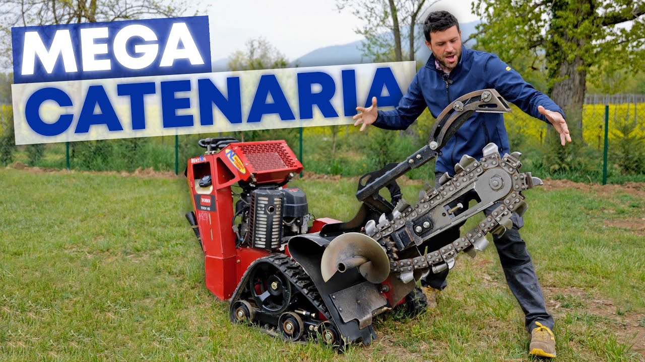 CREO delle TRINCEE per l'irrigazione
