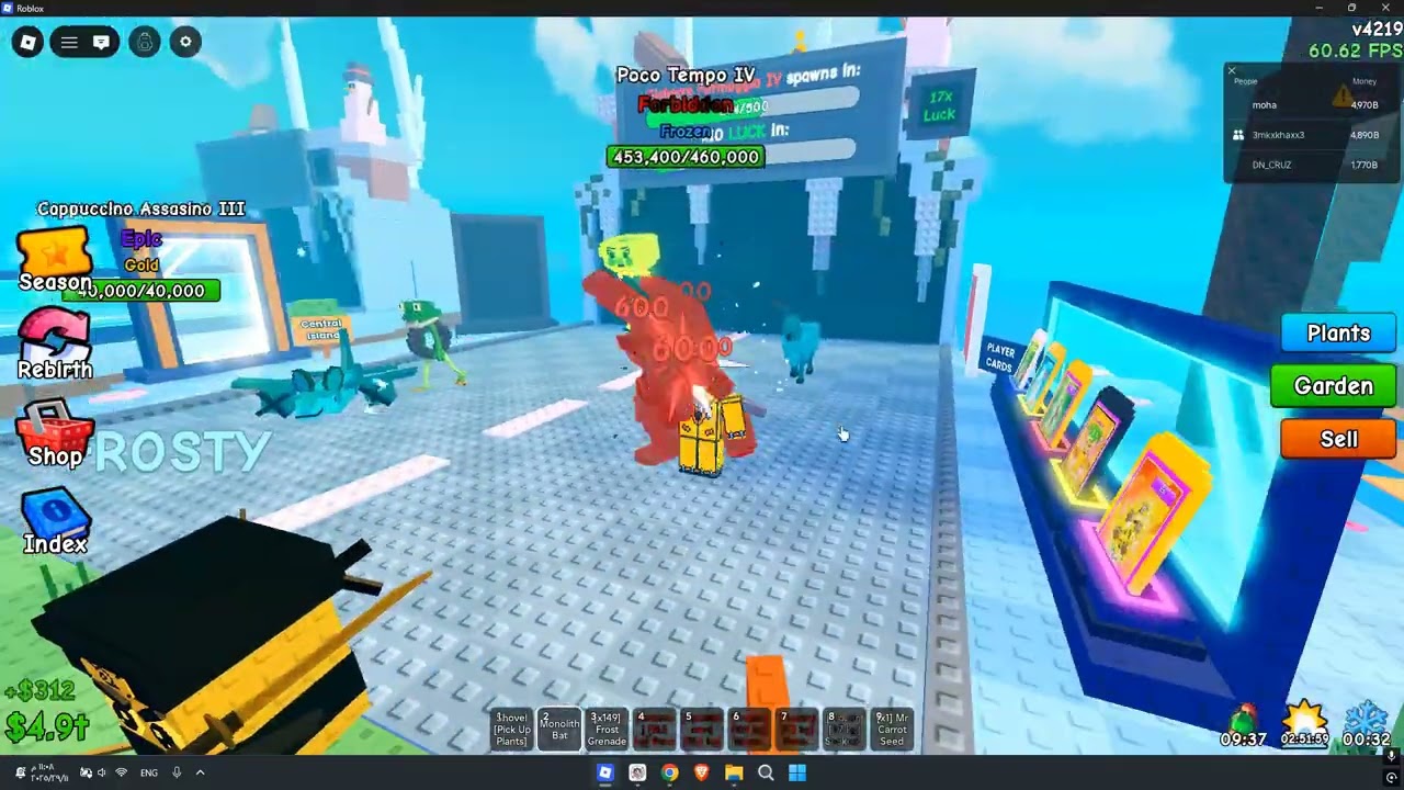 newest update have arrived to plants vs brainrots with the craziest plants