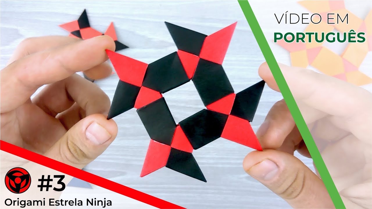 Origami Estrela Ninja #3  - Lâmina Dupla
