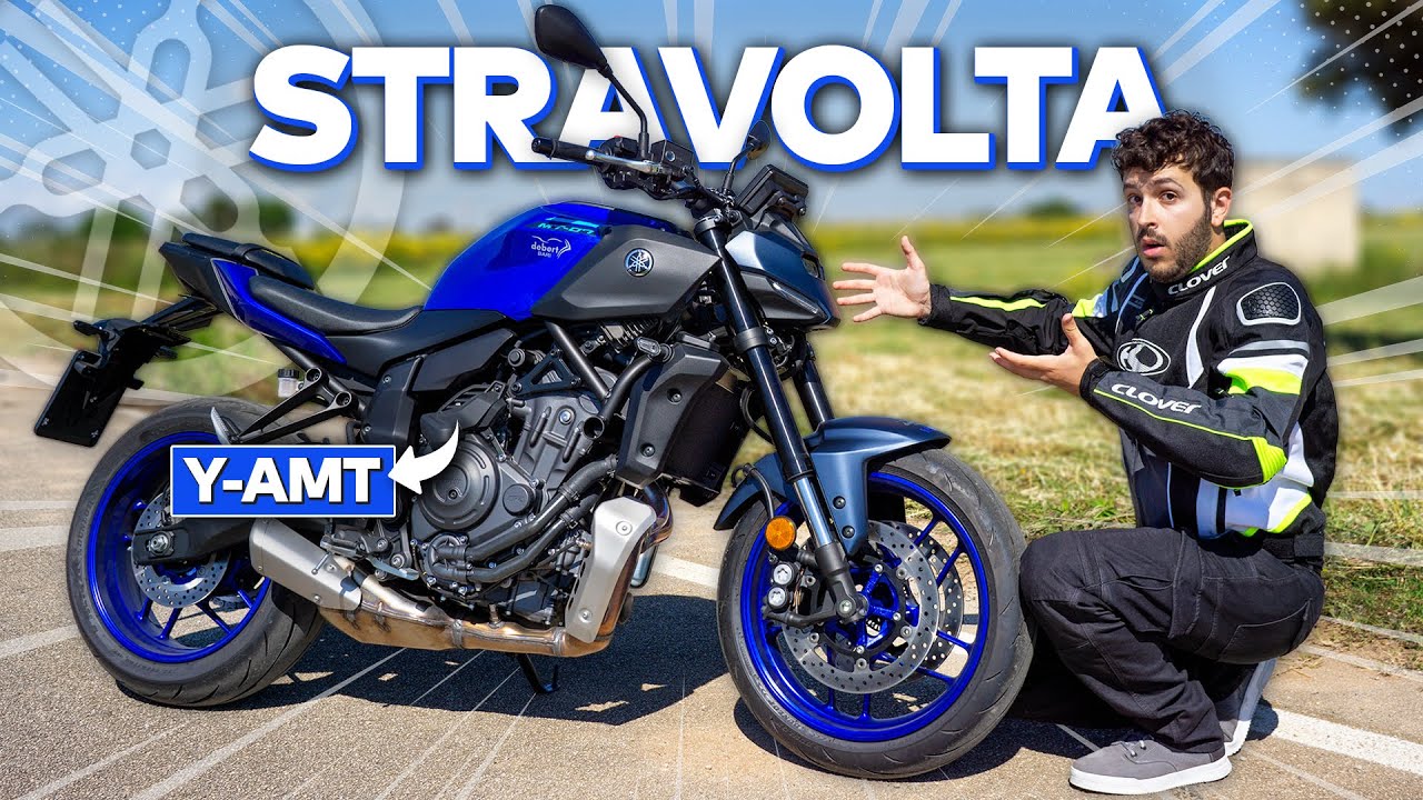 Yamaha MT 07 con CAMBIO Y AMT (2025): cambia TUTTO... ma in MEGLIO? - Test Ride & Sound