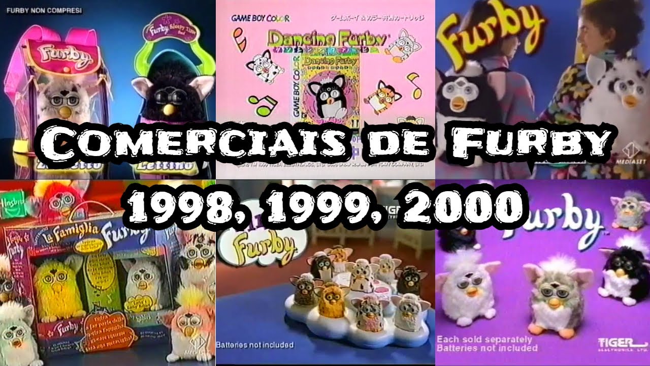 Furby Compilado de Comerciais Antigos 📺 Adulto e Furby Babies 1998, 1999, 2000