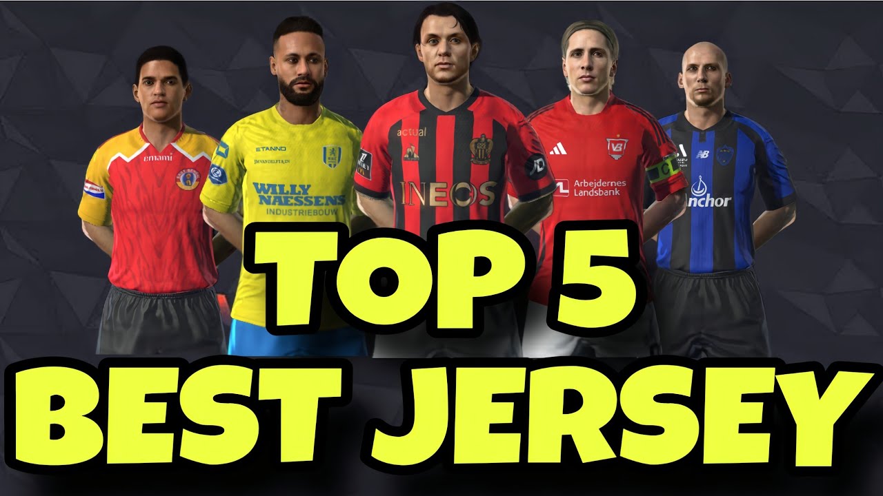 TOP 5 BEST JERSEY KIT IN FC MOBILE #fcmobile #fifa #fifamobile #eafc24 #eafc25 #football  