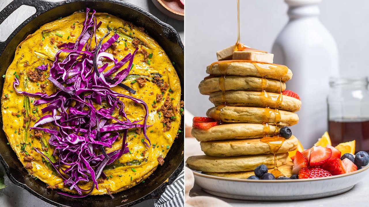 Meal Prep HIGH PROTEIN Breakfasts to Kickstart your week 🌱💪🏾 | Vegan and Vegetarian Meal Ideas
