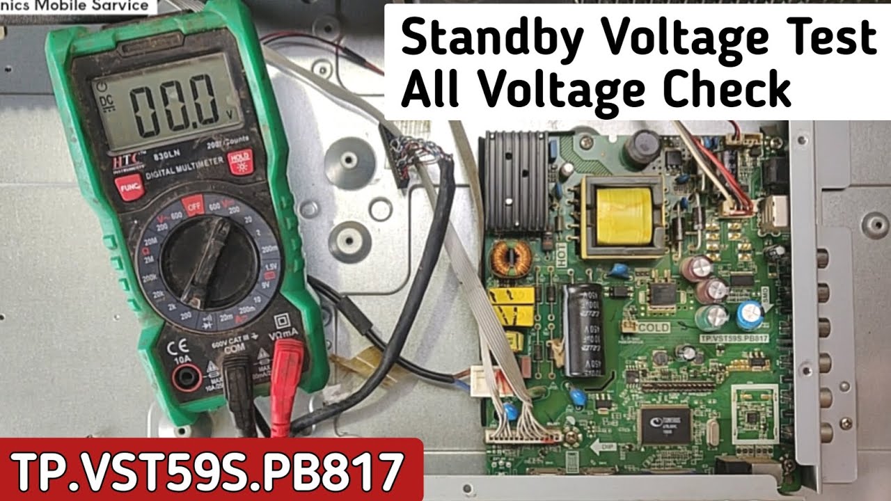 TP.VST59S.PB817 Standby Voltage Test | TP.VS59S.PB817 All Voltage Check