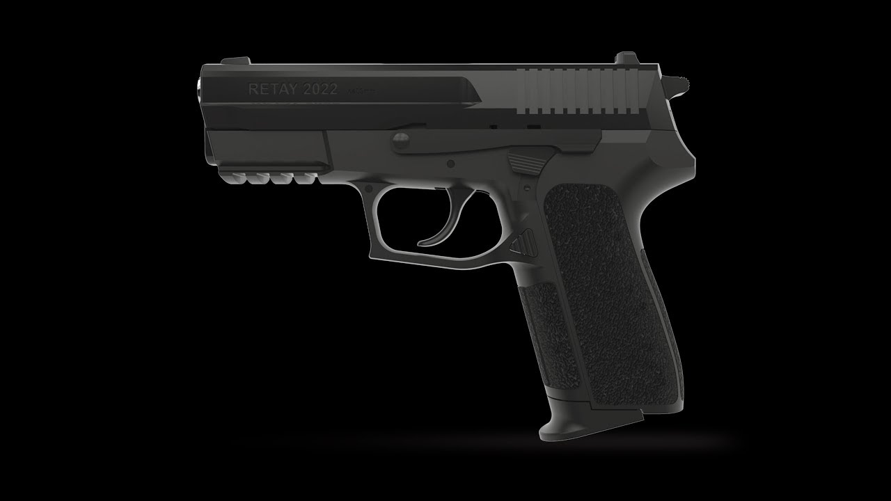 Retay blank pistols 2022 9mm P.A.K Noir #DMDIFFUSION Y530100B