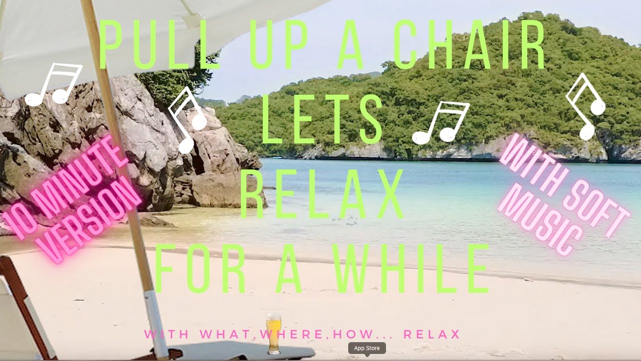 Private Beach Retreat - Relaxation Session for ME/CFS Patients with music