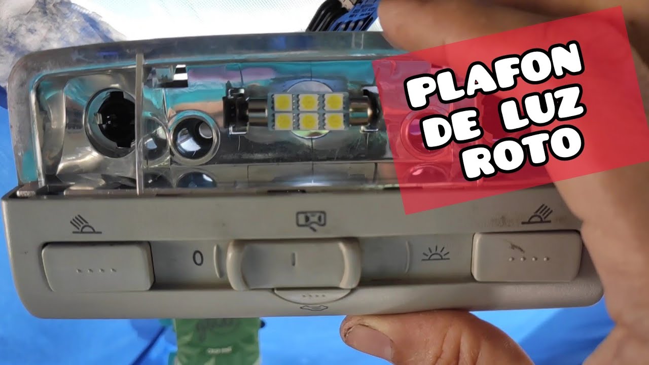 Reparación del plafón de luz interior VW Lupo Crossfox Suran Sportvan Gol