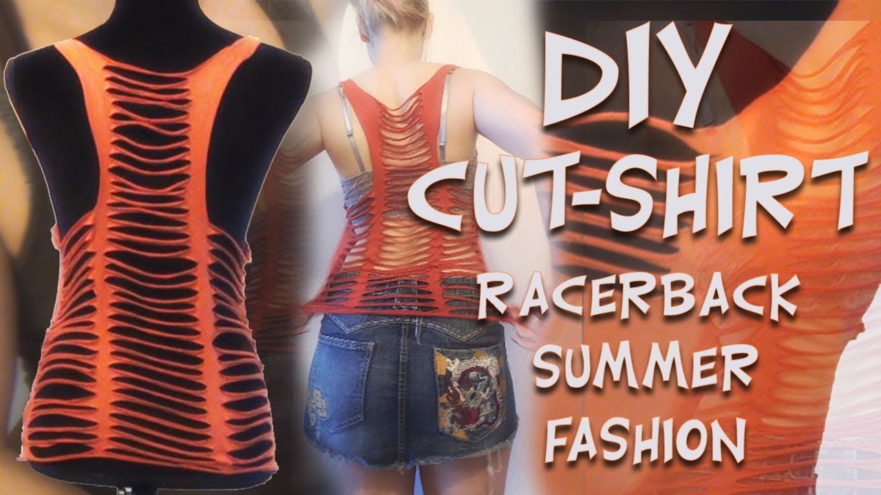 ✂️ Transform Your T-Shirt into a Stylish Racerback Tank Top - Easy DIY Tutorial