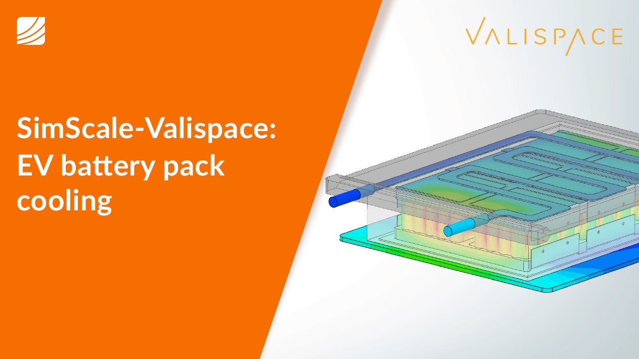 SimScale-Valispace: EV battery pack cooling