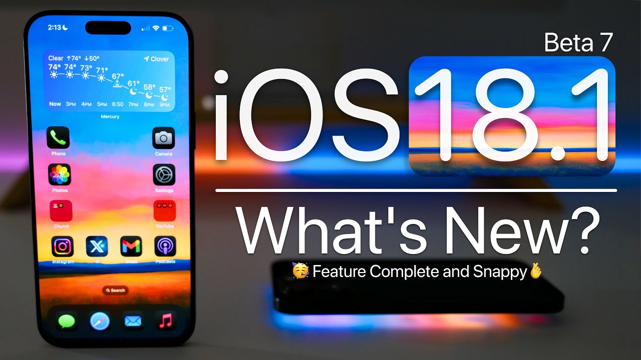 iOS 18.1 Beta 7 is Out! - What's New?