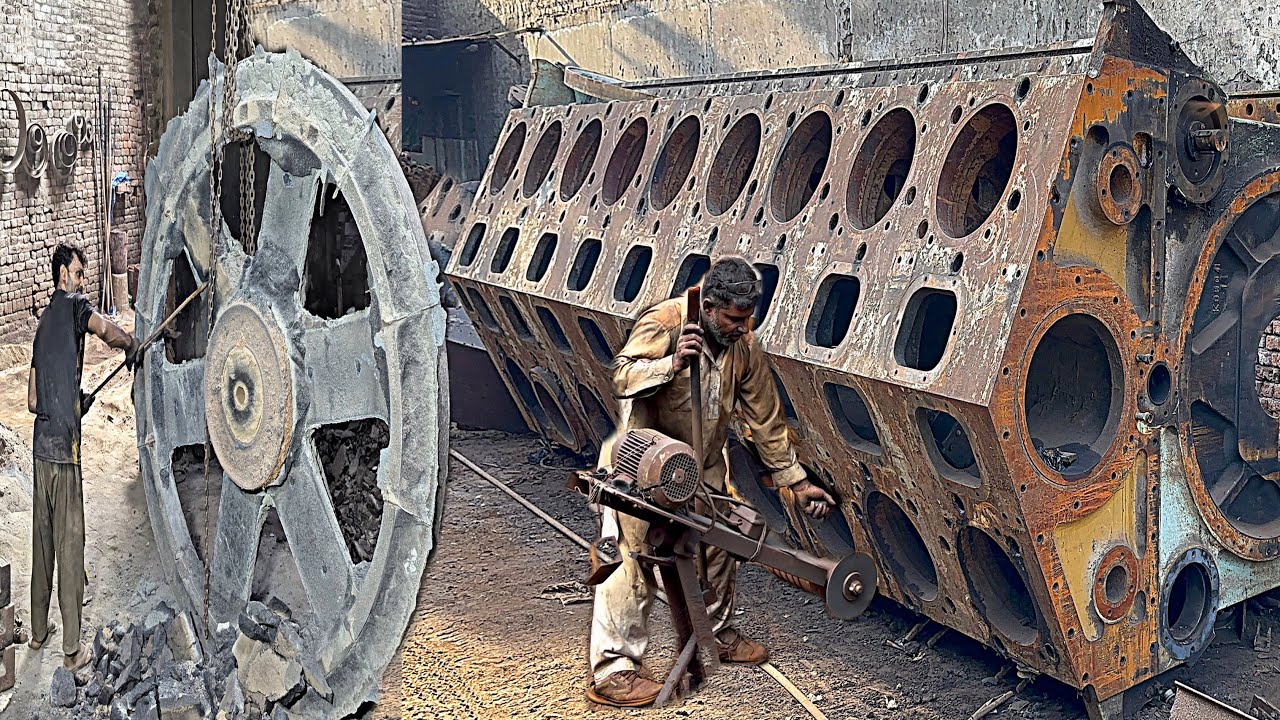 They Turn Scrap Into a Giant Gear 🔥 | Extreme Metal Forging Process
