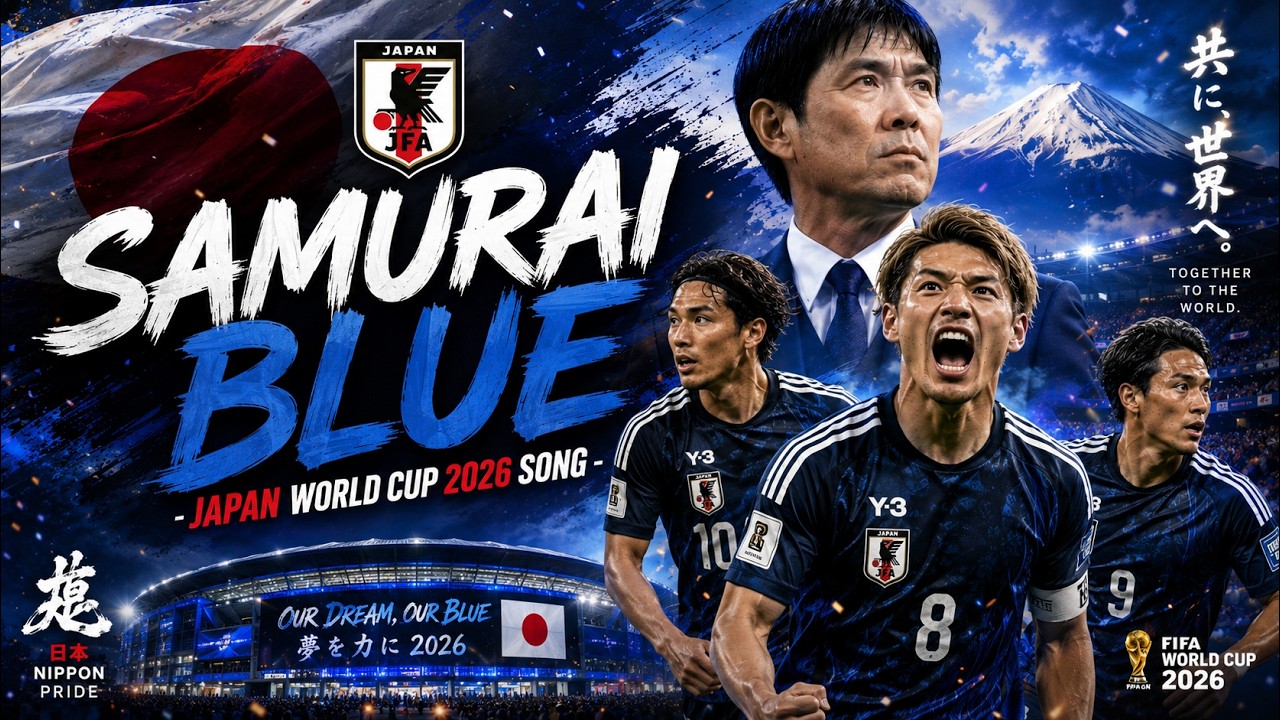 JAPAN world cup 2026 song - SAMURAI BLUE (侍ブルー) | Football Song